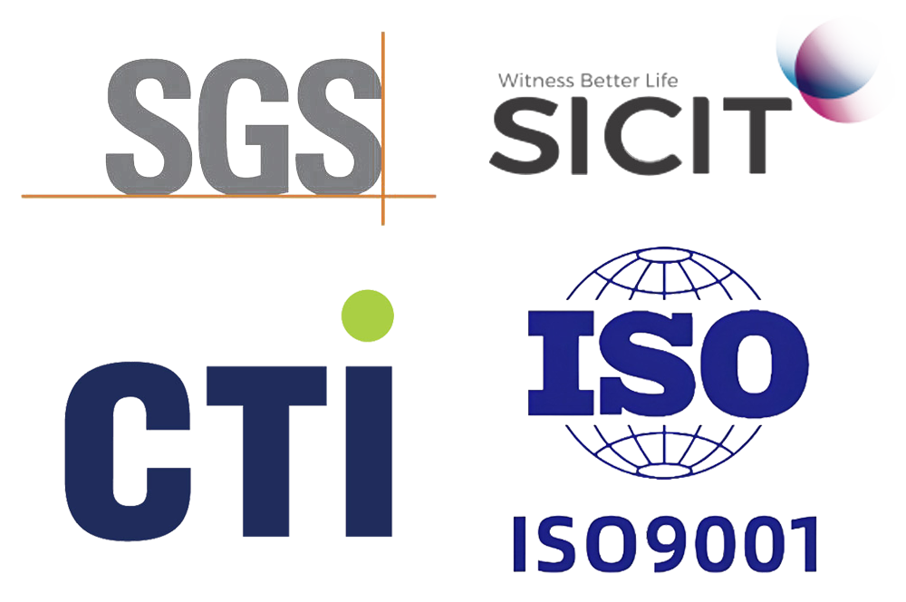 ISO 9001 / CTI / SGS / SICIT 认证